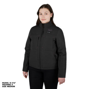 12 V Akku-Heiz-Steppjacke Damen schwarz, ohne Akku u. Ladegerät