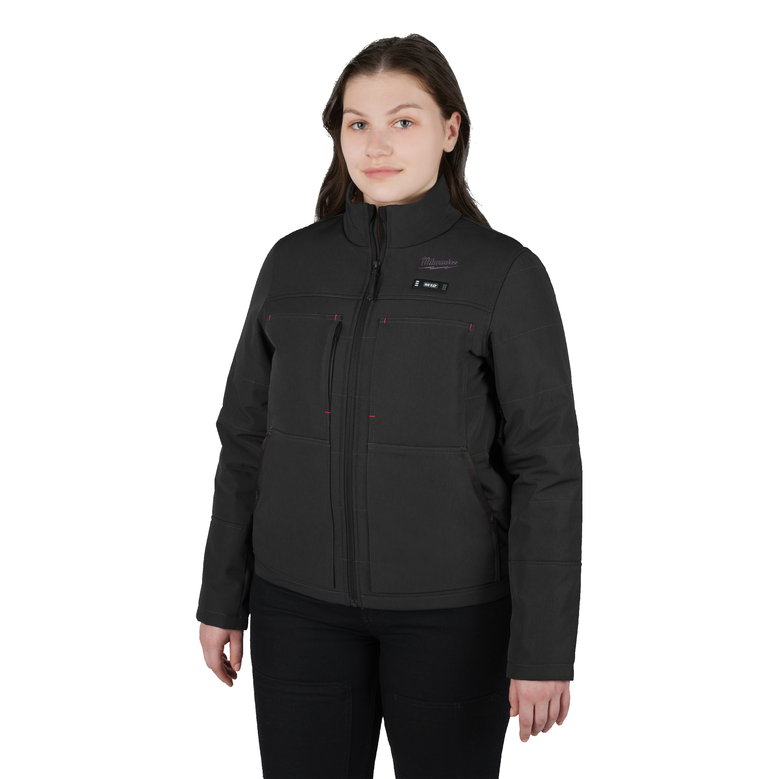 12 V Akku-Heiz-Steppjacke Damen schwarz, ohne Akku u. Ladegerät