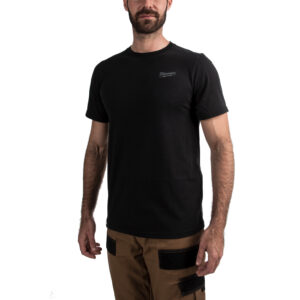 Hybrid-T-Shirt schwarz