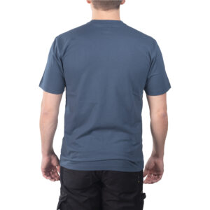 Arbeits-T-Shirt blau mit UV-Schutz