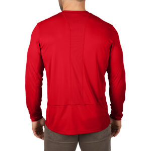 Funktions-Langarm-Shirt rot mit UV-Schutz
