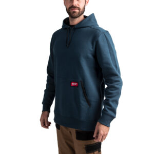 leichter Arbeits-Kapuzen-Pullover blau