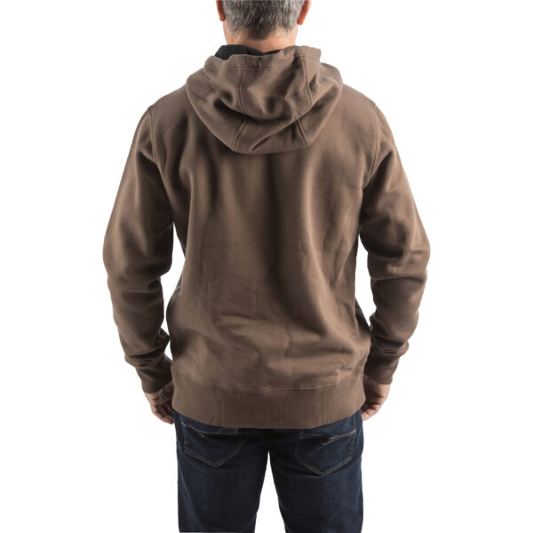 leichter Arbeits-Kapuzen-Pullover braun