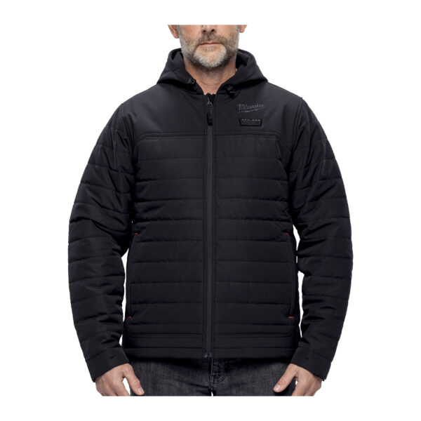 12 V Akku-Heiz-Steppjacke Herren schwarz, ohne Akku u. Ladegerät