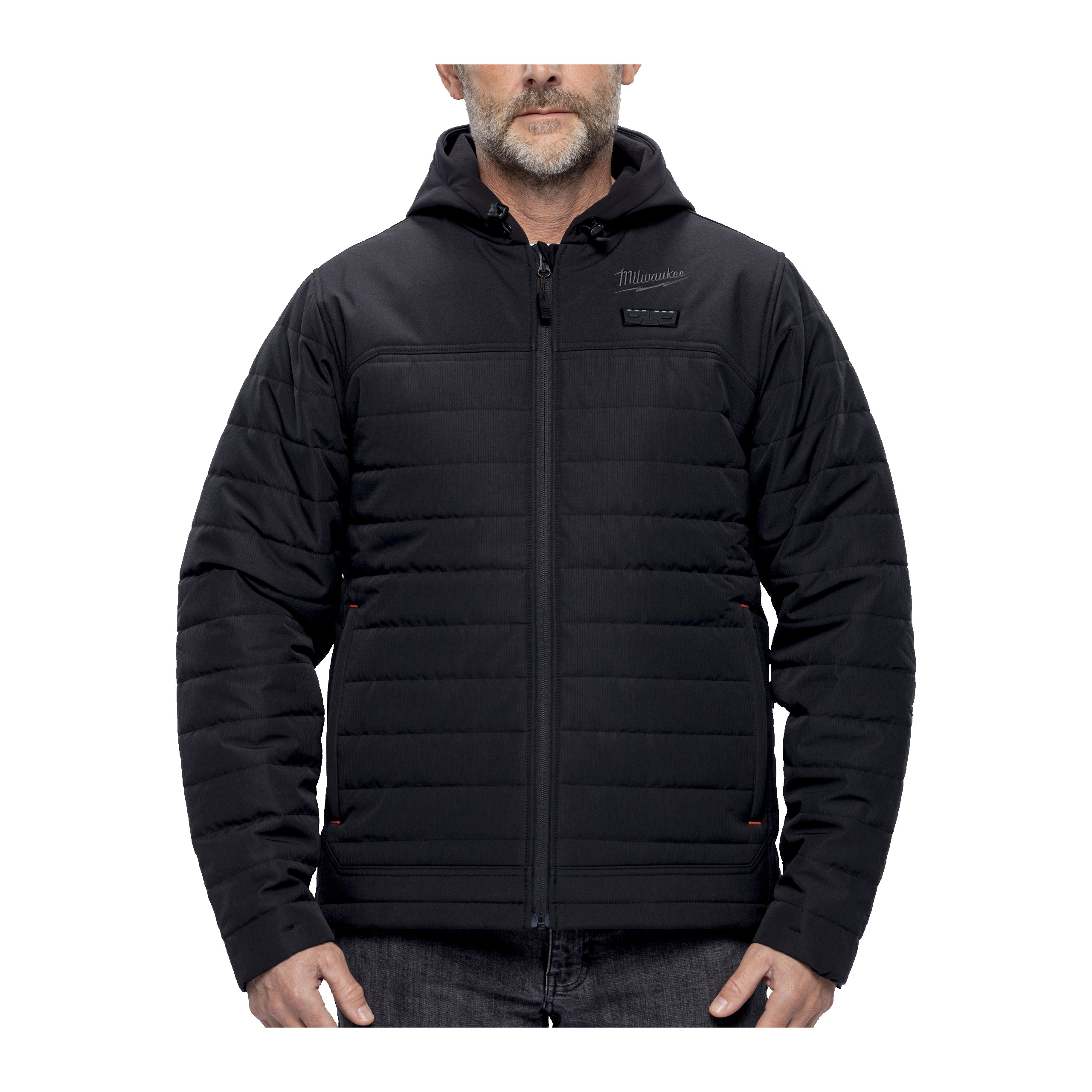 12 V Akku-Heiz-Steppjacke Herren schwarz, ohne Akku u. Ladegerät