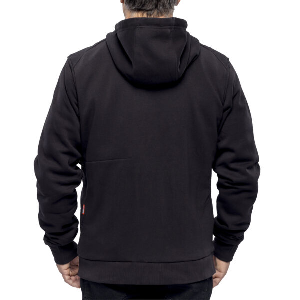 12 V Akku-Heiz-Kapuzenpullover Herren schwarz, ohne Akku u. Ladegerät