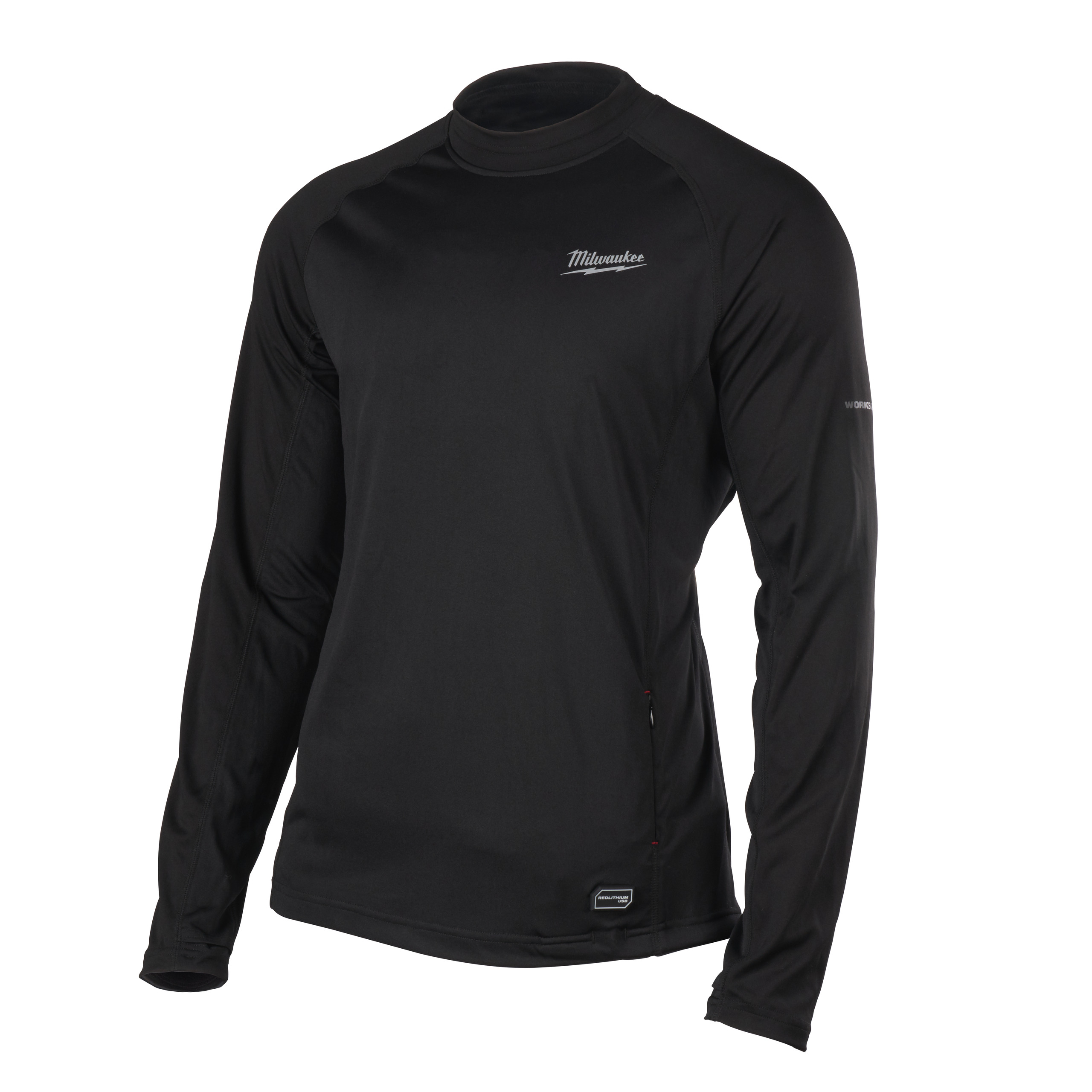 USB-Akku-Heiz-Funktions-Langarmshirt, inkl. L4B3 RED LITHIUM Akku u. Ladekabel