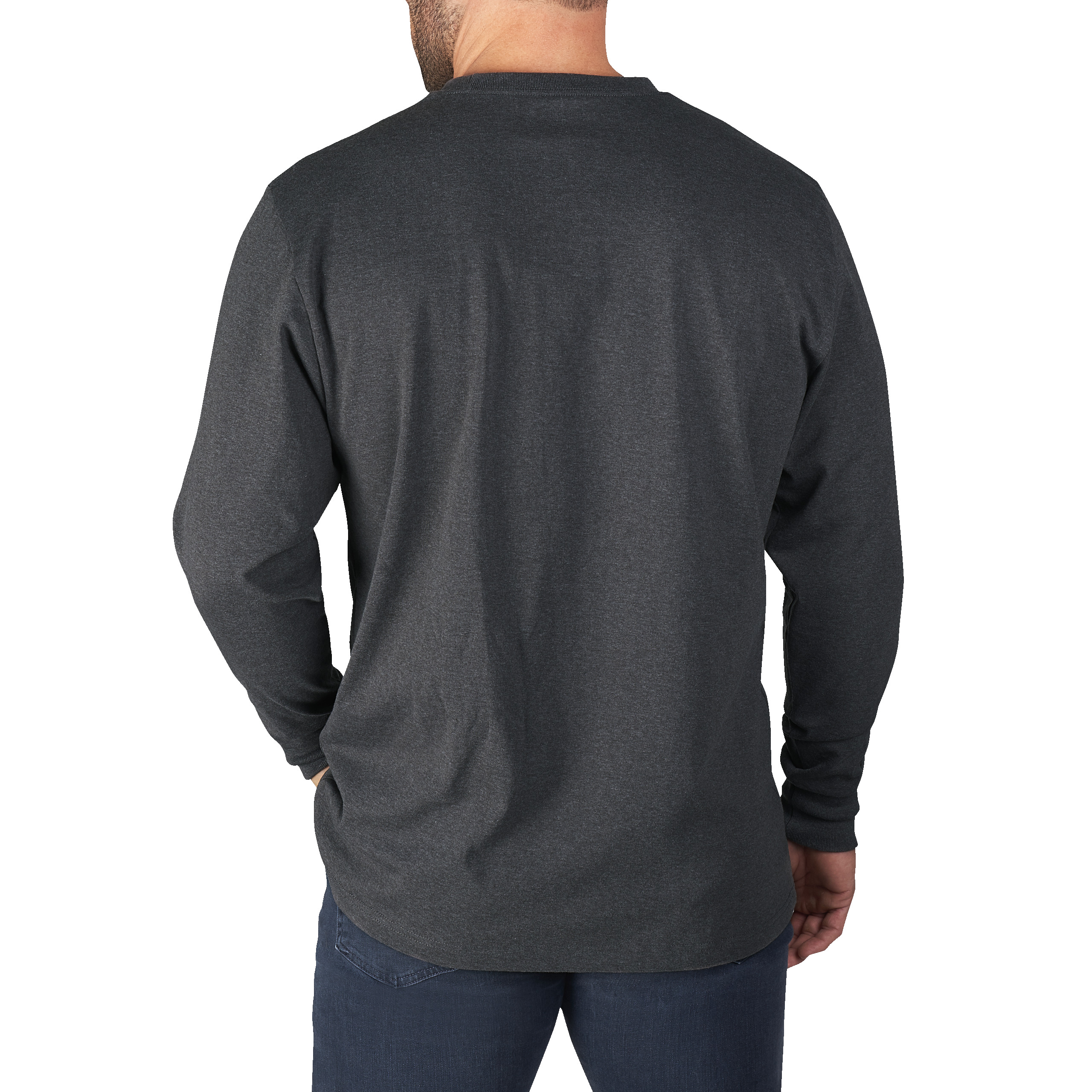 Arbeits-Langarmshirt grau