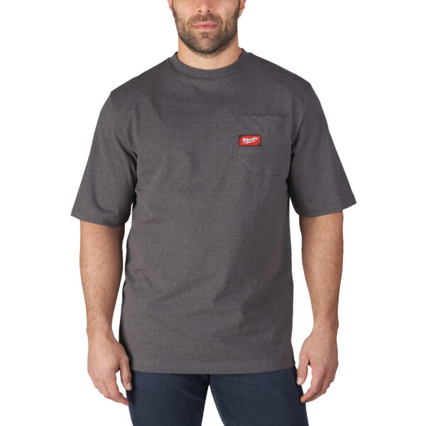 Milwaukee – Arbeits-T-Shirt grau mit UV-Schutz