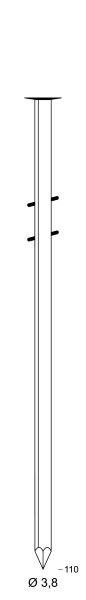 ALSAFIX Coils 38x110 Glatt – Packung à 1.200 Stk.