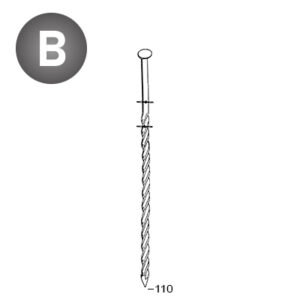 ALSAFIX Coils 38x110 Schraubt – Packung à 1.200 Stk.