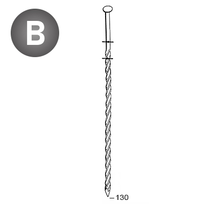 ALSAFIX Coils 38x130 Schraubt – Packung à 1.200 Stk.