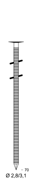 ALSAFIX Coils 28/31x70 Rille – Packung à 6.000 Stk.
