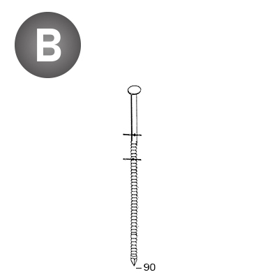 ALSAFIX Coils 31/34x90 Rille – Packung à 4.500 Stk.