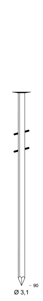 ALSAFIX Coils 31 x 90 Glatt Verzinkt – Packung à 4.500 Stk.