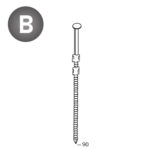 ALSAFIX Nägel 20° 31x90 Rille – Packung à 2.200 Stk.