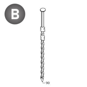 ALSAFIX Nägel 20° 31x90 Schraubt – Packung à 2.200 Stk.