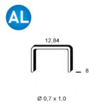 ALSAFIX Klammer A-08 aluminium – Packung à 10.000 Stk.