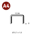 ALSAFIX Klammer A-08 INOX A4 (316) – Packung à 10.000 Stk.