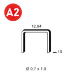 ALSAFIX Klammer A-10 INOX A2 (304) – Packung à 10.000 Stk.