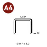 ALSAFIX Klammer A-10 INOX A4 (316) – Packung à 10.000 Stk.