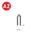 ALSAFIX Klammer E-15 INOX A2 – Packung à 8.000 Stk.