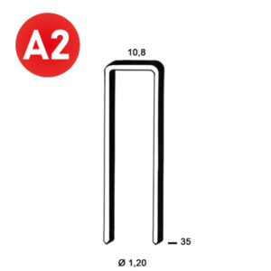 ALSAFIX Klammer GB-35 INOX – Packung à 2.400 Stk.