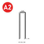 ALSAFIX Klammer L-45 INOX A2 – Packung à 10.400 Stk.
