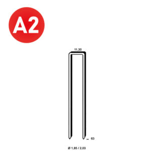 ALSAFIX Klammer Q-63 INOX – Packung à 5.000 Stk.