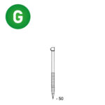 ALSAFIX Nägel D34° 28x50 Rille verzinkt – Packung à 3.300 Stk.