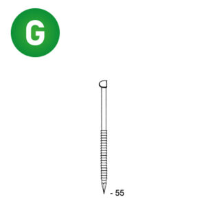 ALSAFIX Nägel D34° 28x55 Rille verzinkt – Packung à 3.300 Stk.