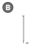 ALSAFIX Nägel D34° 28x63 Glatt – Packung à 3.300 Stk.