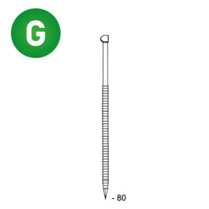 ALSAFIX Nägel D34° 28x80 Rille verzinkt – Packung à 2.200 Stk.