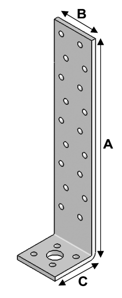 ALSAFIX Beton Winkel 400x40x40x2,0