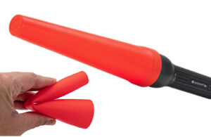 Suprabeam Verkehrsstab Orange aus flexiblem Silikon