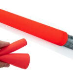 Suprabeam Verkehrsstab Orange aus flexiblem Silikon