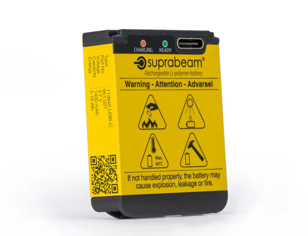 Suprabeam Li-Po-Akku 1400 mAh - USB-C