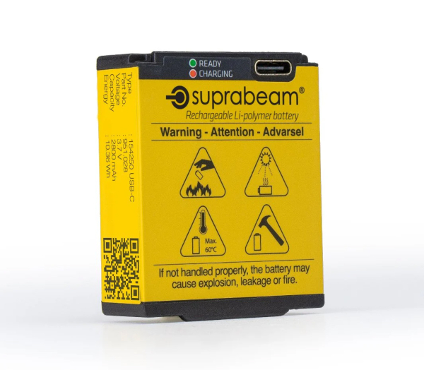 Suprabeam Li-Po-Akku 2800 mAh - USB-C