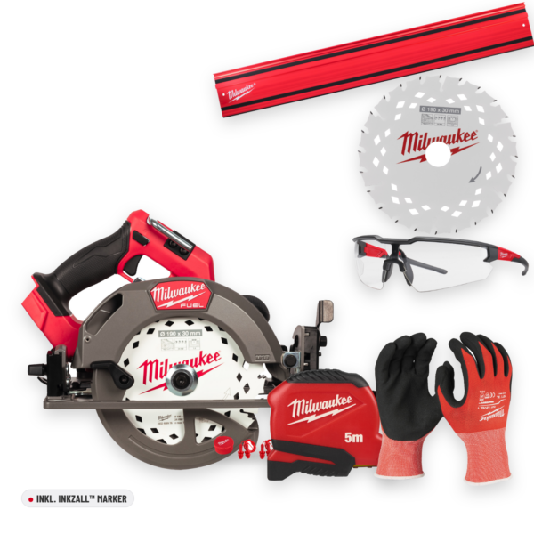 Milwaukee Aktions-Set – Alles Milwaukee (M18 FUEL Kreissäge + Zubehör)