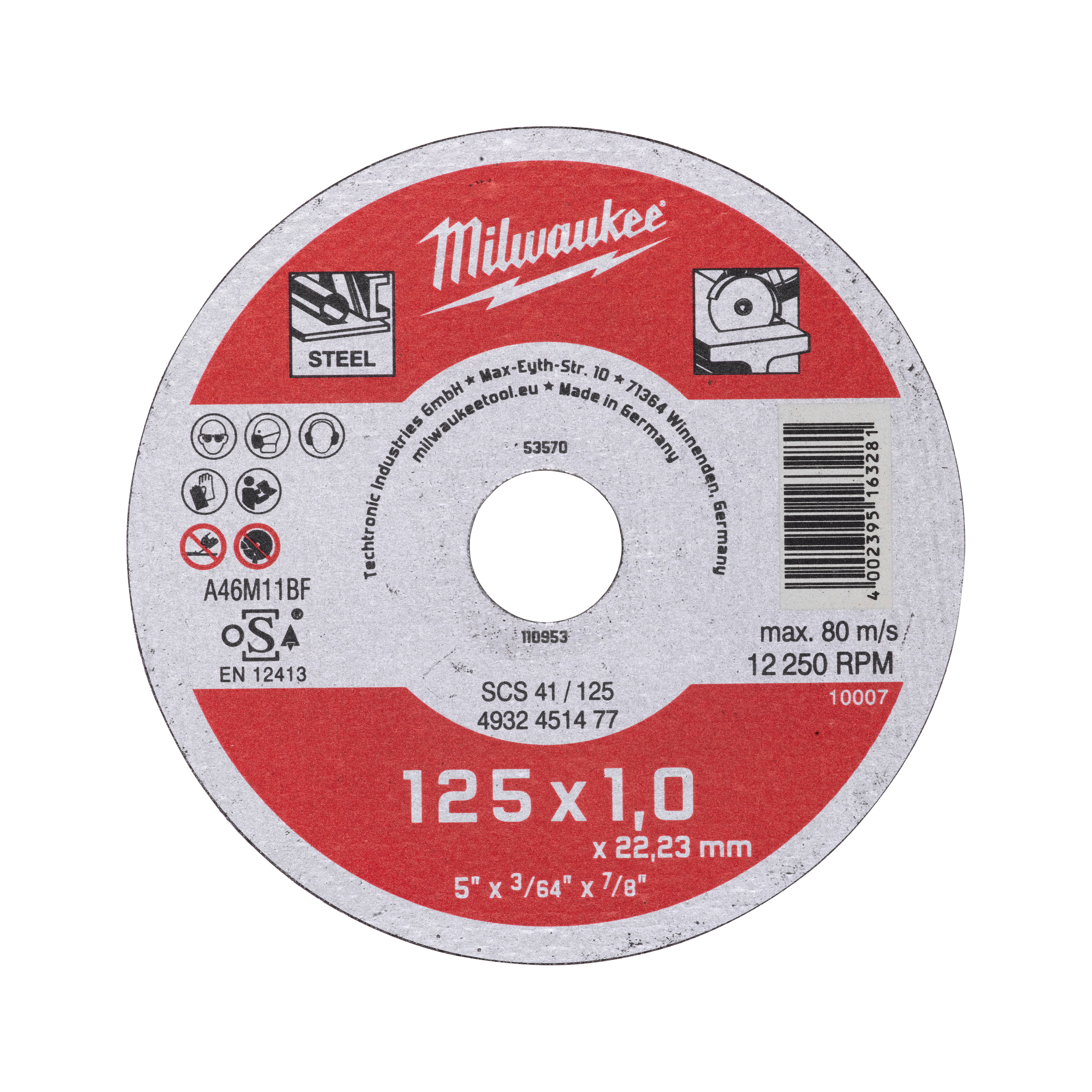 Milwaukee Aktions-Set 2 – M18 FUEL Winkelschleifer + 50 Metalltrennscheiben – Bild 5